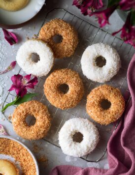 Baked Coconut Donuts