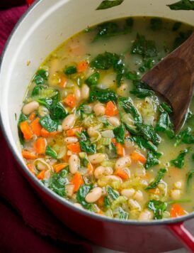 Bean Soup in a large pot.