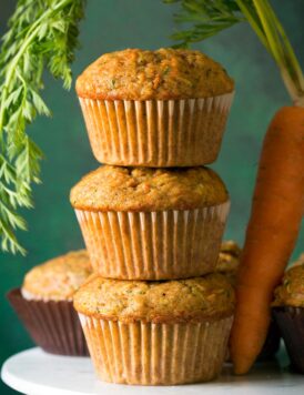 Carrot Zucchini Spice Muffins