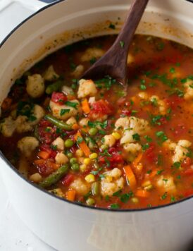 Cauliflower Vegetable Soup