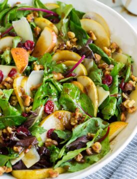 Pear Salad with Balsamic Vinaigrette