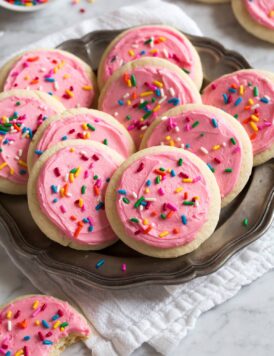 Soft Frosted Sugar Cookies